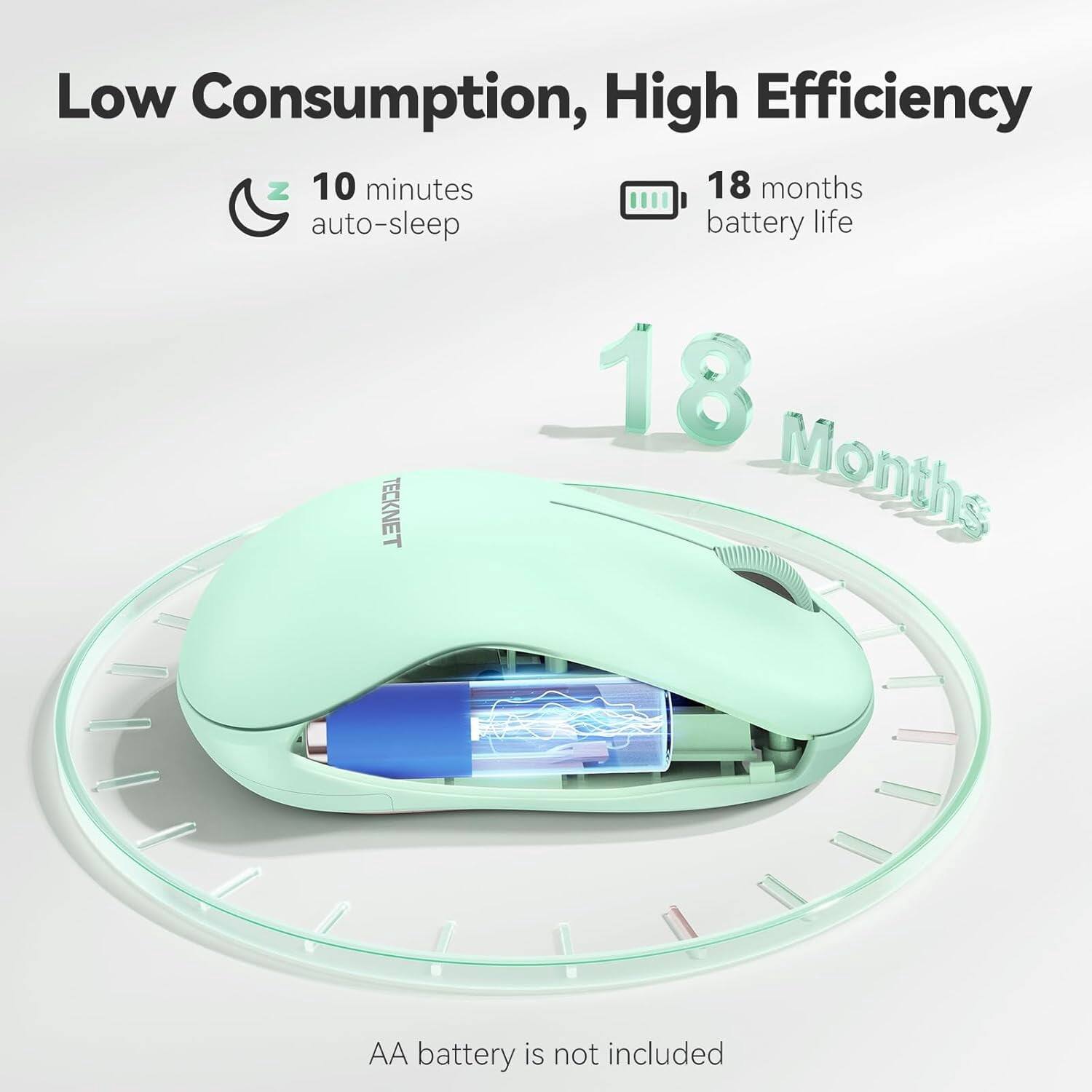 Low Consumption, High Efficiency

10 minutes auto-sleep

18 months battery life

18 Months

AA battery is not included