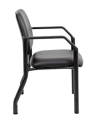 Alt View 3. Boss Office Products - Guest and Reception Area Chair (B9591AM-BK) - Black.
