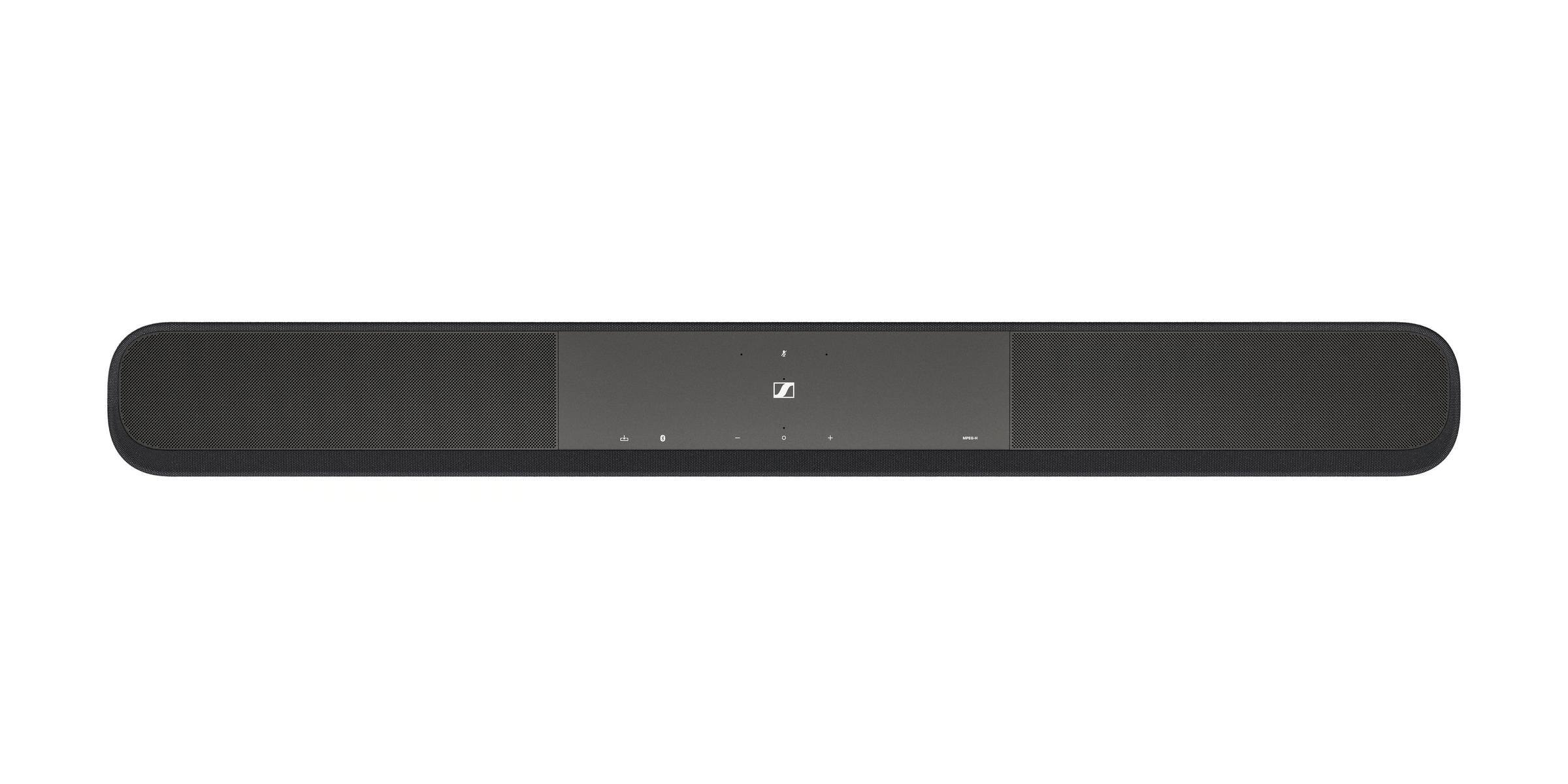 Angle. Sennheiser - Sennheiser - AMBEO Soundbar Plus 7.1.4 Channel Soundbar Dual Built-in Subwoofers.