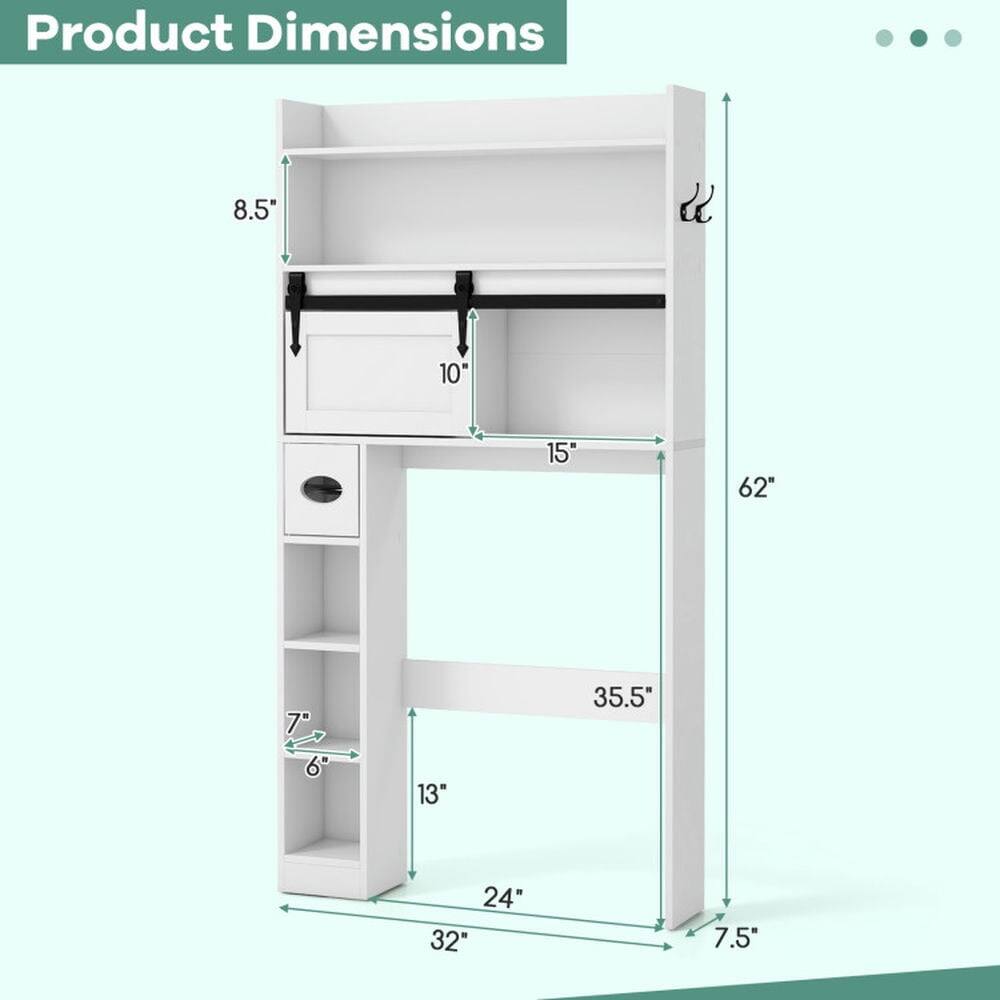 Product Dimensions: 8.5" x 10" x 15" x 62" x 7" x 6" x 13" x 35.5" x 24" x 32" x 7.5"