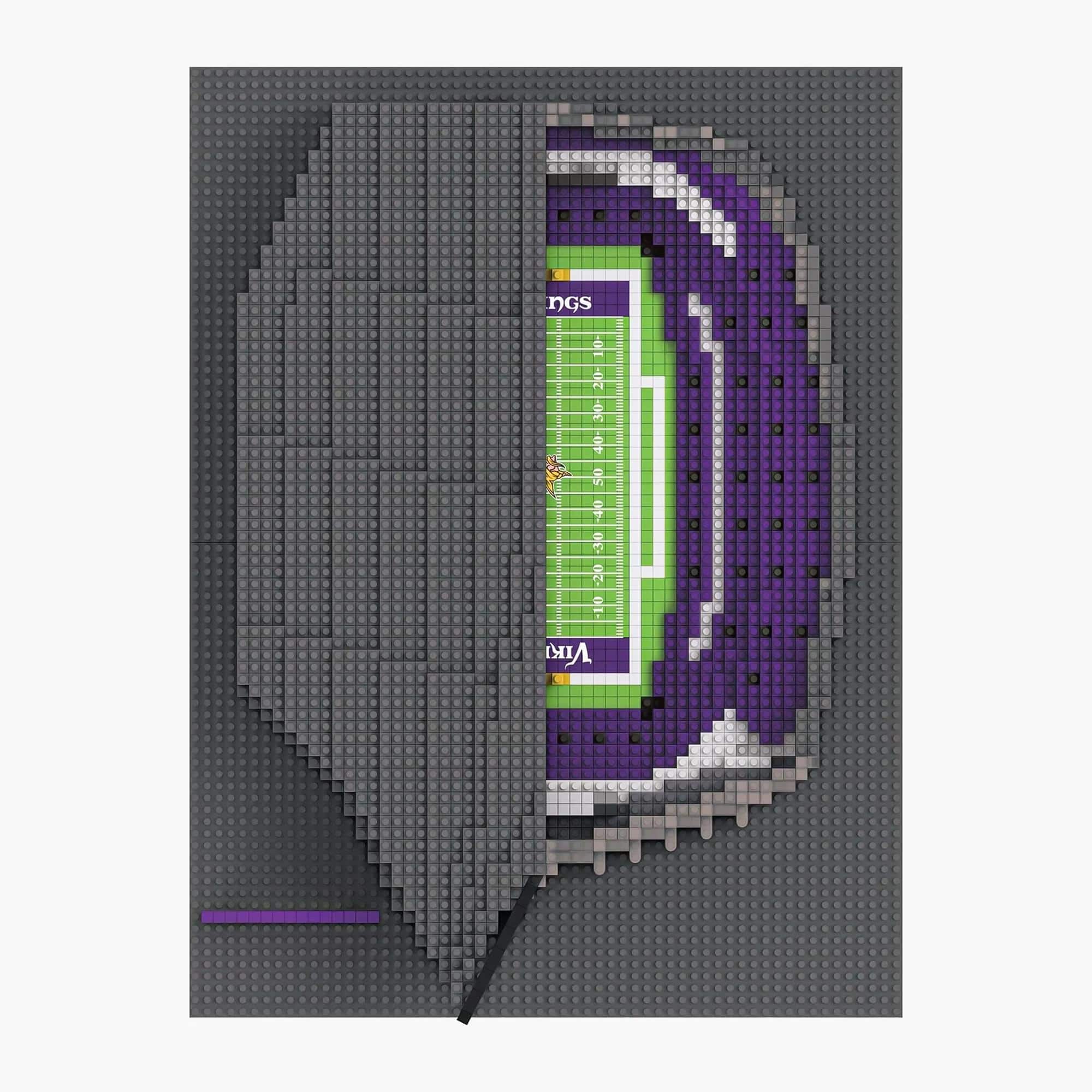 Forever Collectibles Minnesota Vikings NFL FOCO BRXLZ Stadium