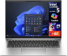 HP - Refurbished Excellent - EliteBook 840 Laptop 14.0 WUXGA (Intel Ultra 5 125U, 16GB DDR5, 256GB SSD, Win 11 Pro) - Natural Silver