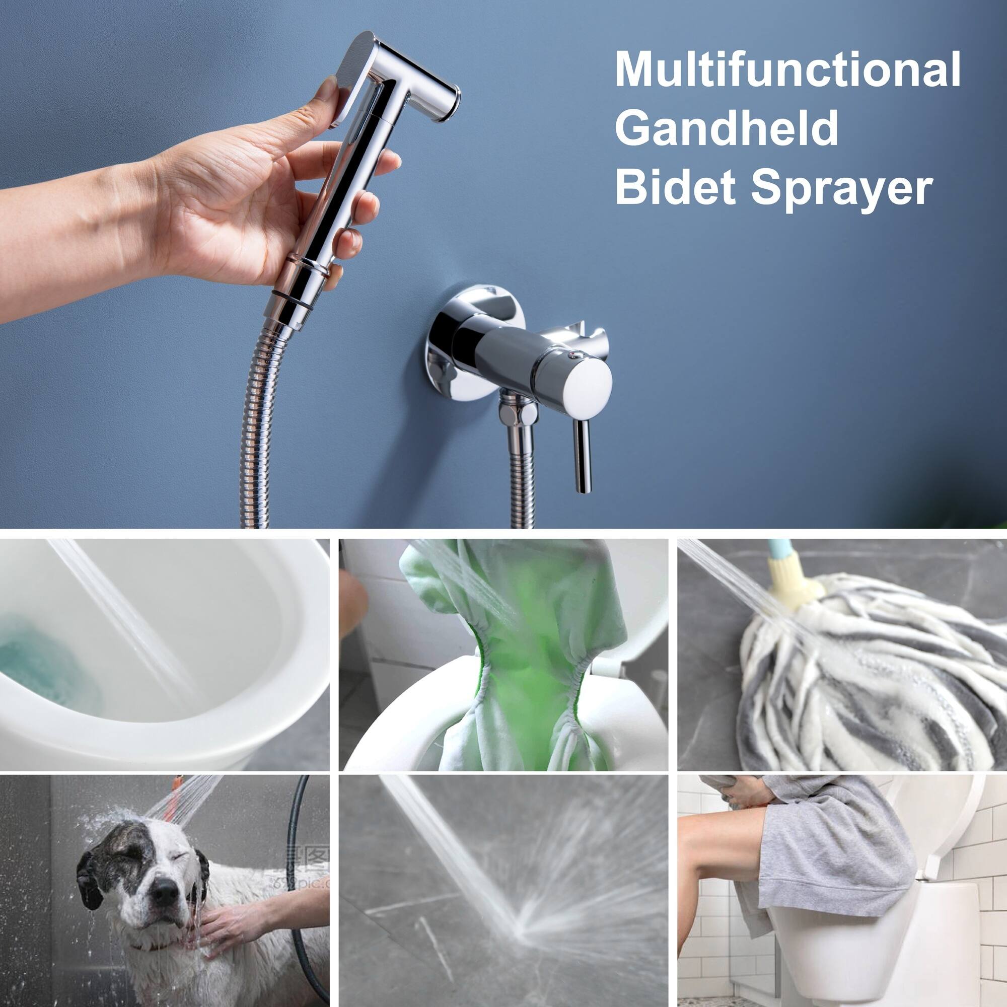 Multifunctional Gandheld Bidet Sprayer