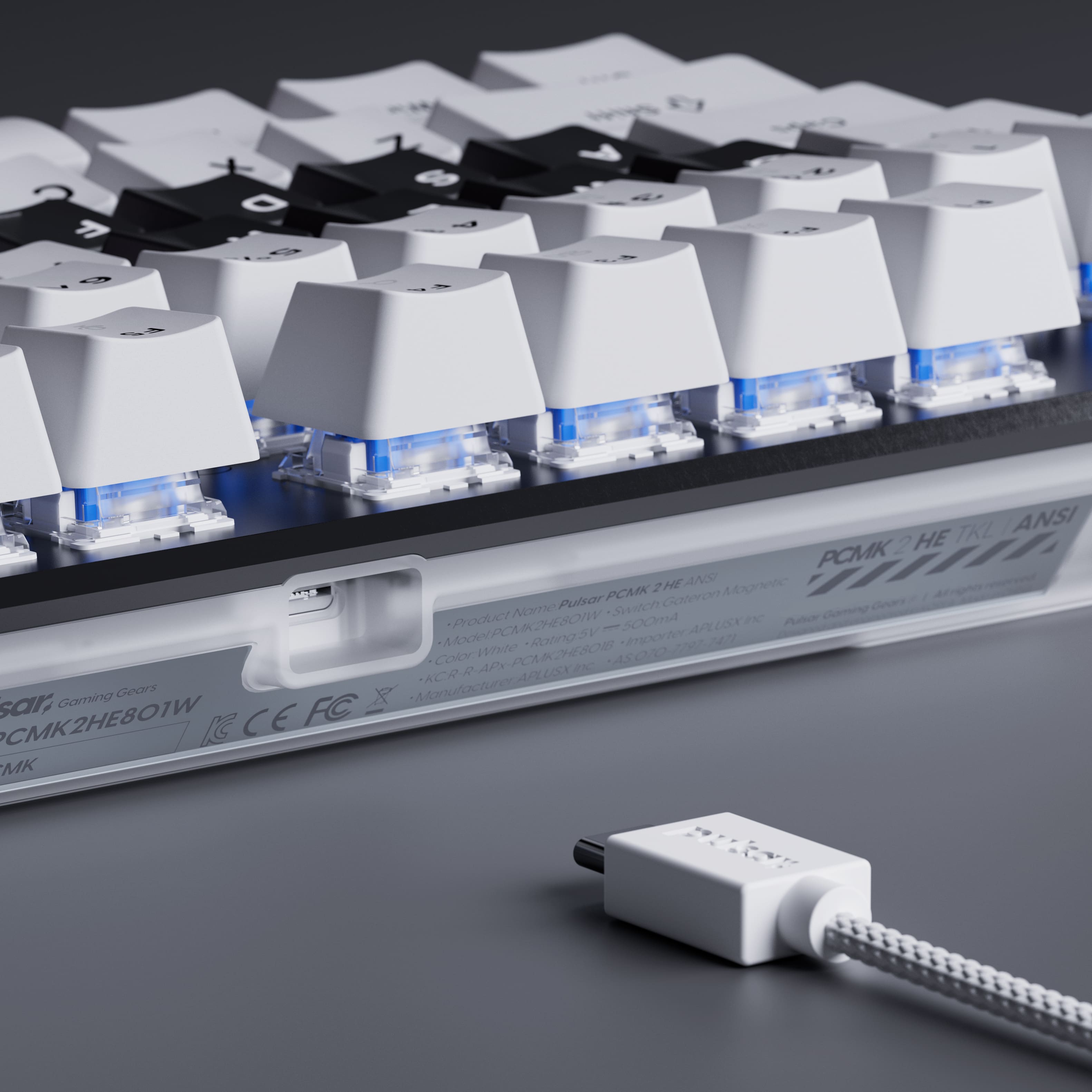 Pulsar PCMK 2 HE TKL Wired Hall Effect Magnetic Switch Gaming