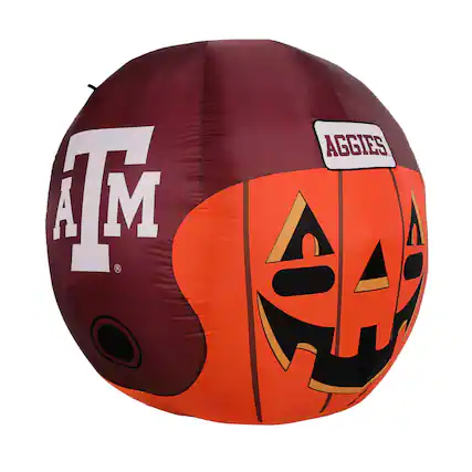 Front. Sporticulture - Texas A&M Aggies Jack-O-Helmet Inflatable - Multicolor.