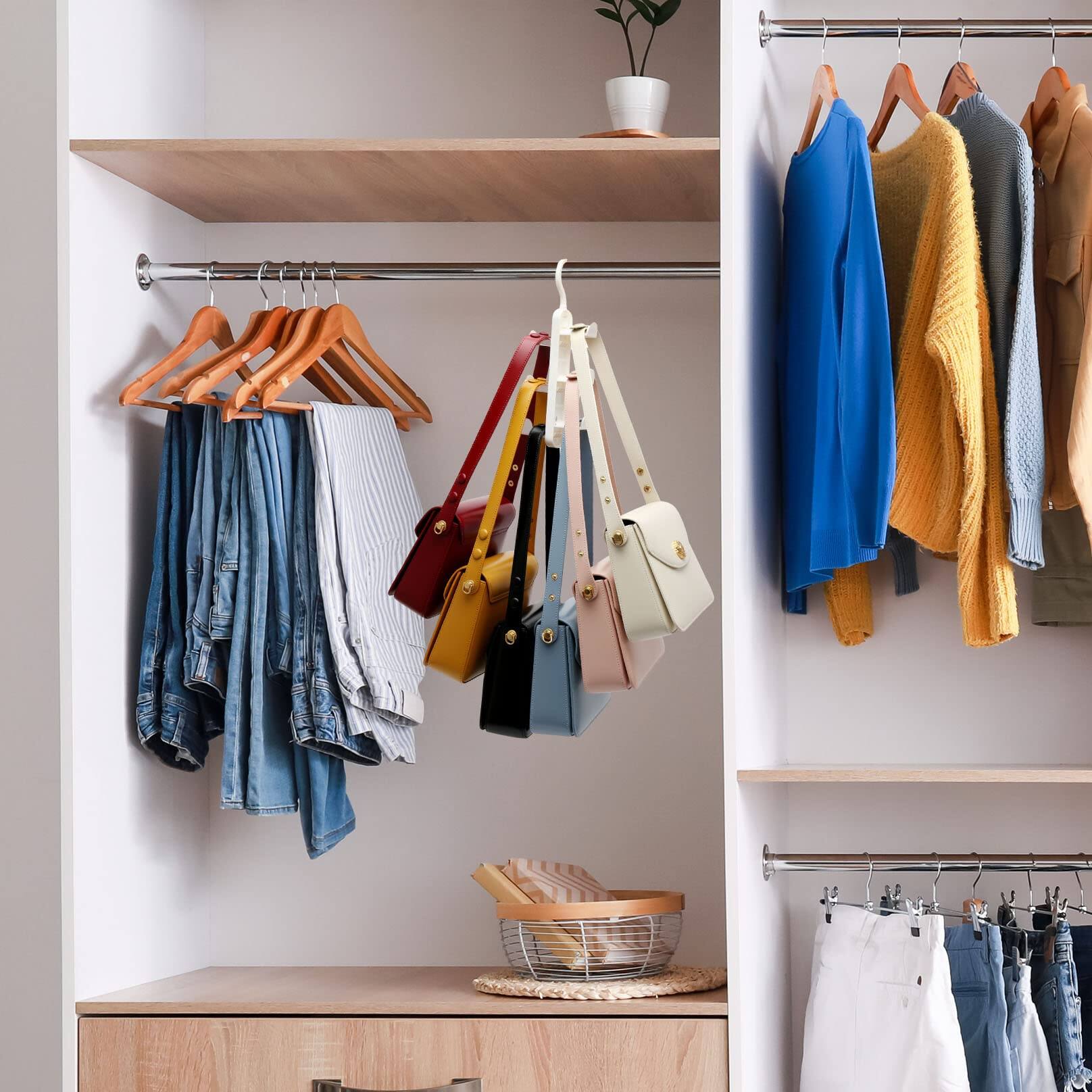 Alt View 2. Dapper Styles - Closet-organizers-and-storage Purse Hanger For Closet-organizer Purse-organizer Organization-and-storage St... - Default.