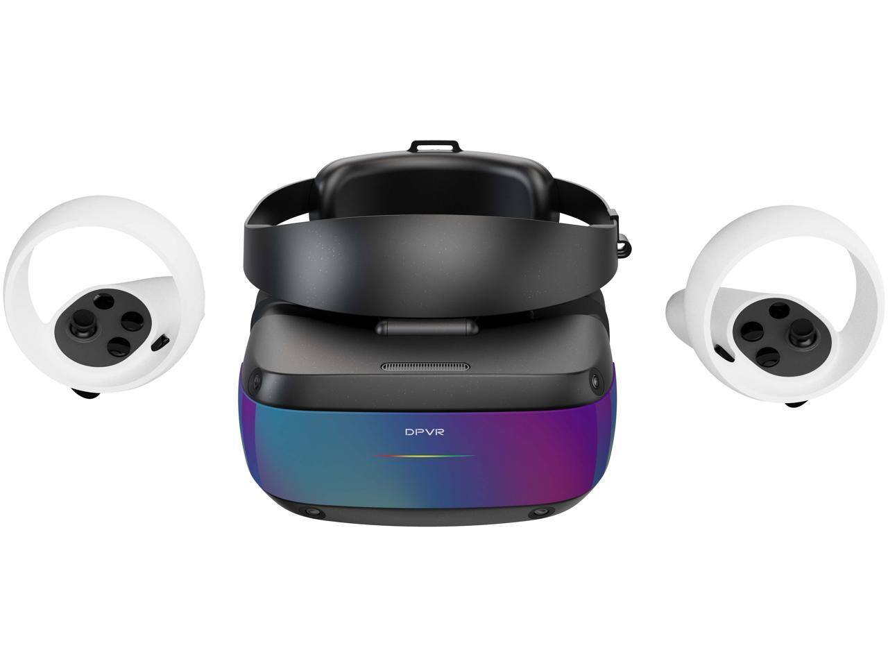 Alt View 1. DPVR - DPVR E4 (Black) PCVR PC Gaming - 120hz Refresh Rate - Inside out Tracking -  116° Field of View - Black.