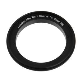 Fotodiox - 62mm Macro Reverse Ring for Canon EF/EF-S Cameras - Reverse Filter Thread to Camera Mount Adapter