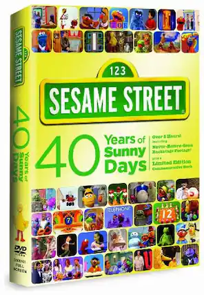 Front. Sesame Street - 40 Years Of Sunny Days - DVD.