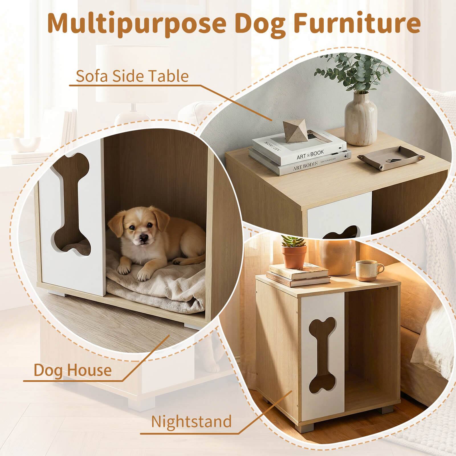Multipurpose Dog Furniture  
Sofa Side Table  
Dog House  
Nightstand  

ART & BOOK  
ART RODIN