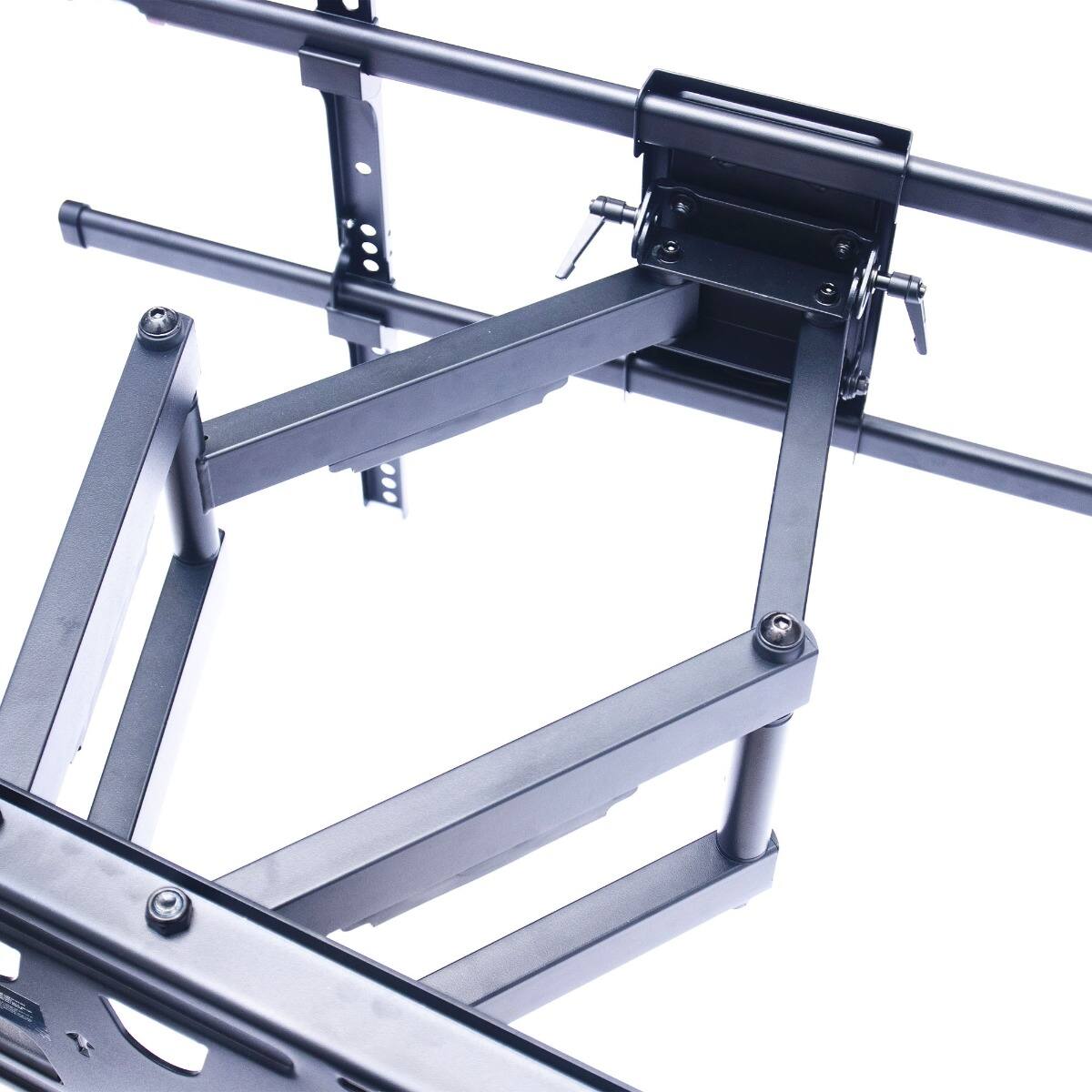 Alt View 2. RadioShack - Full Motion TV Wall Mount 50 to 90 Inch Screens 1606032 - Black.