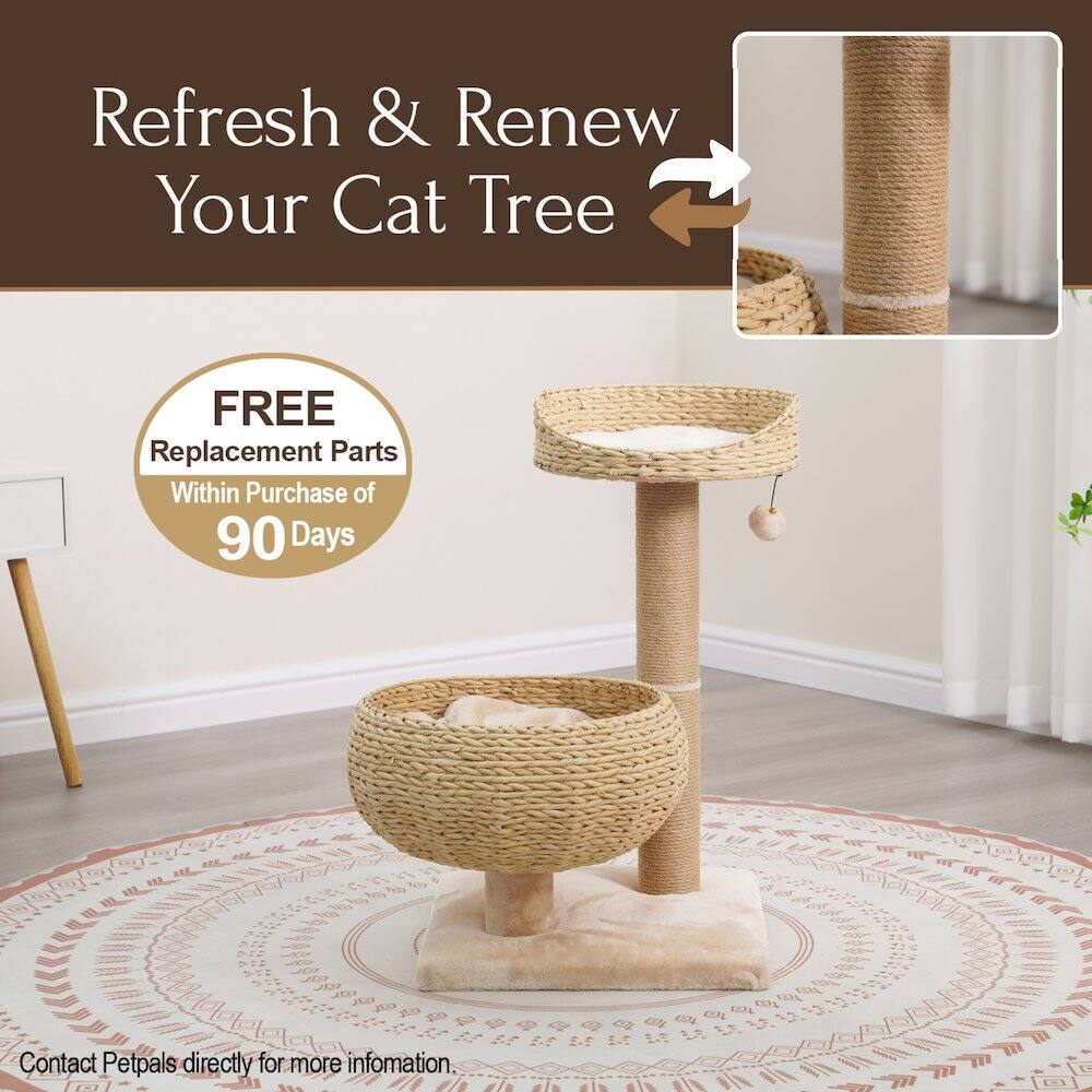 Refresh & Renew Your Cat Tree

FREE Replacement Parts Within Purchase of 90 Days

Contact Petpals directly for more information.
