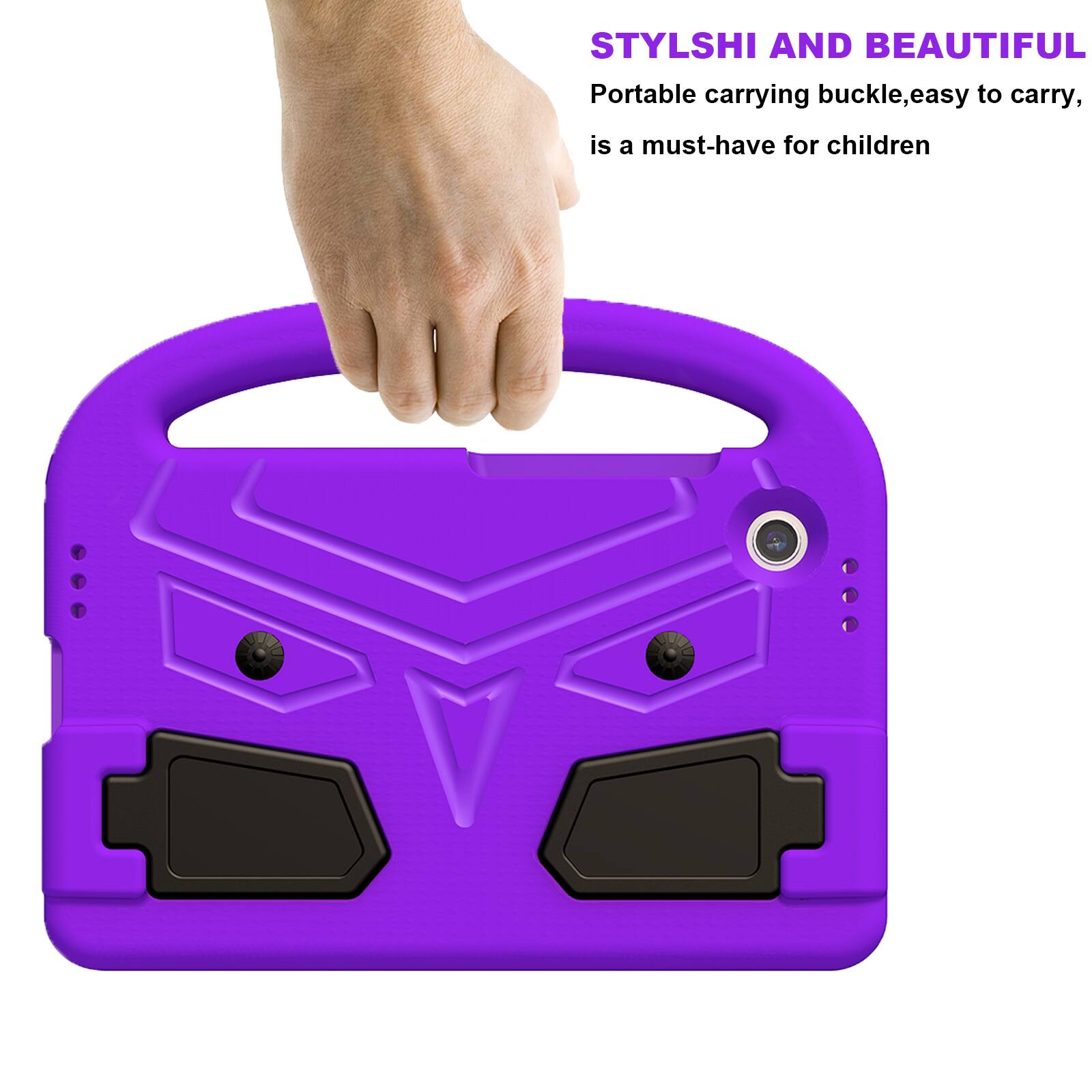 STYLISH AND BEAUTIFUL  
Portable carrying buckle, easy to carry, is a must-have for children