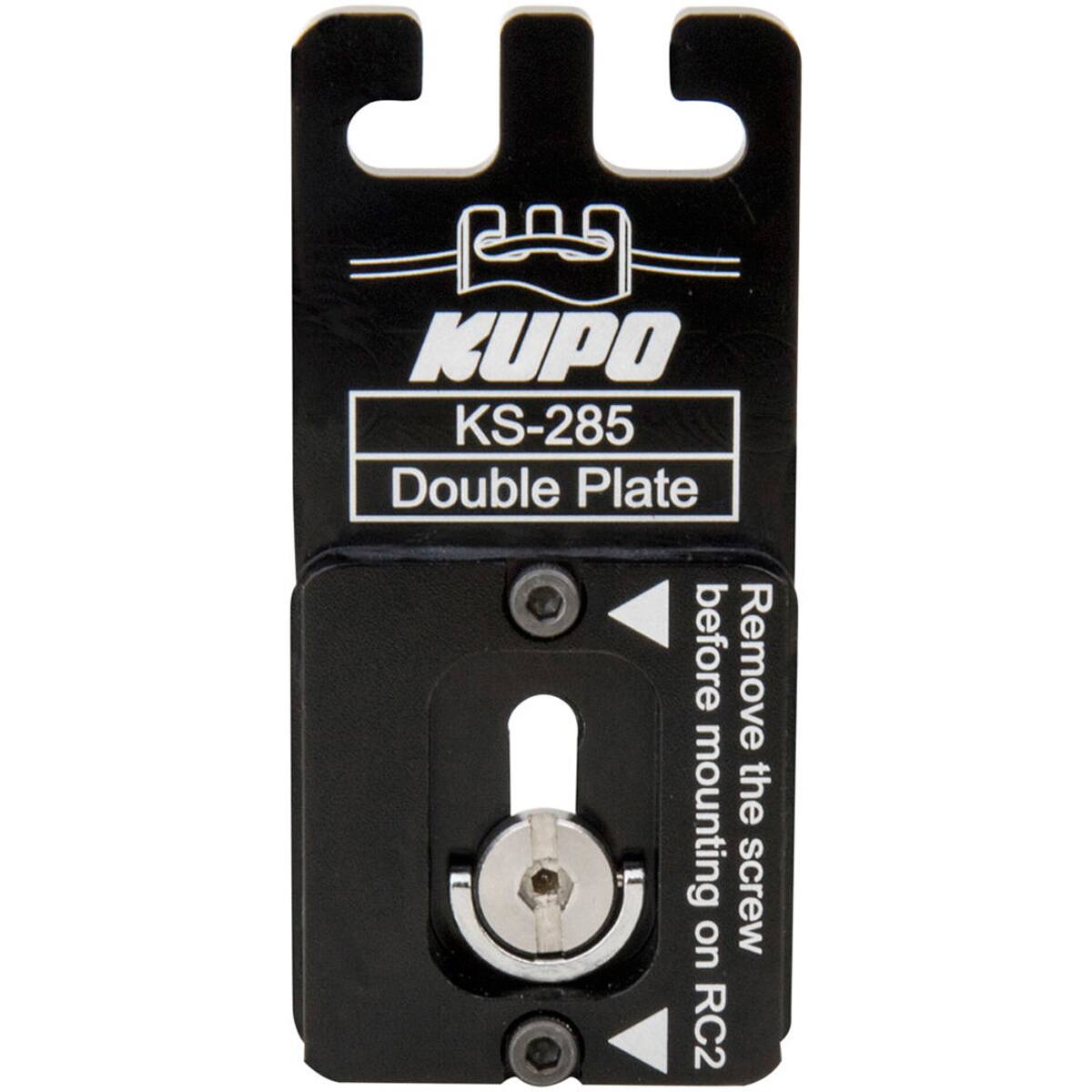 KUPO KS-285 Double Plate  
Remove the screw before mounting on RC2