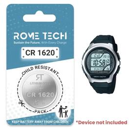 RomeTech - Replacement Battery for CASIO WV58A-1AV Watch 2 Pack