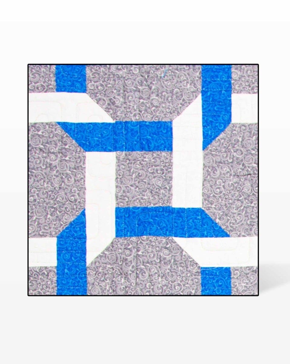 Alt View 1. AccuQuilt - GO! Plaited Block-12 Finished Die - Multicolor.