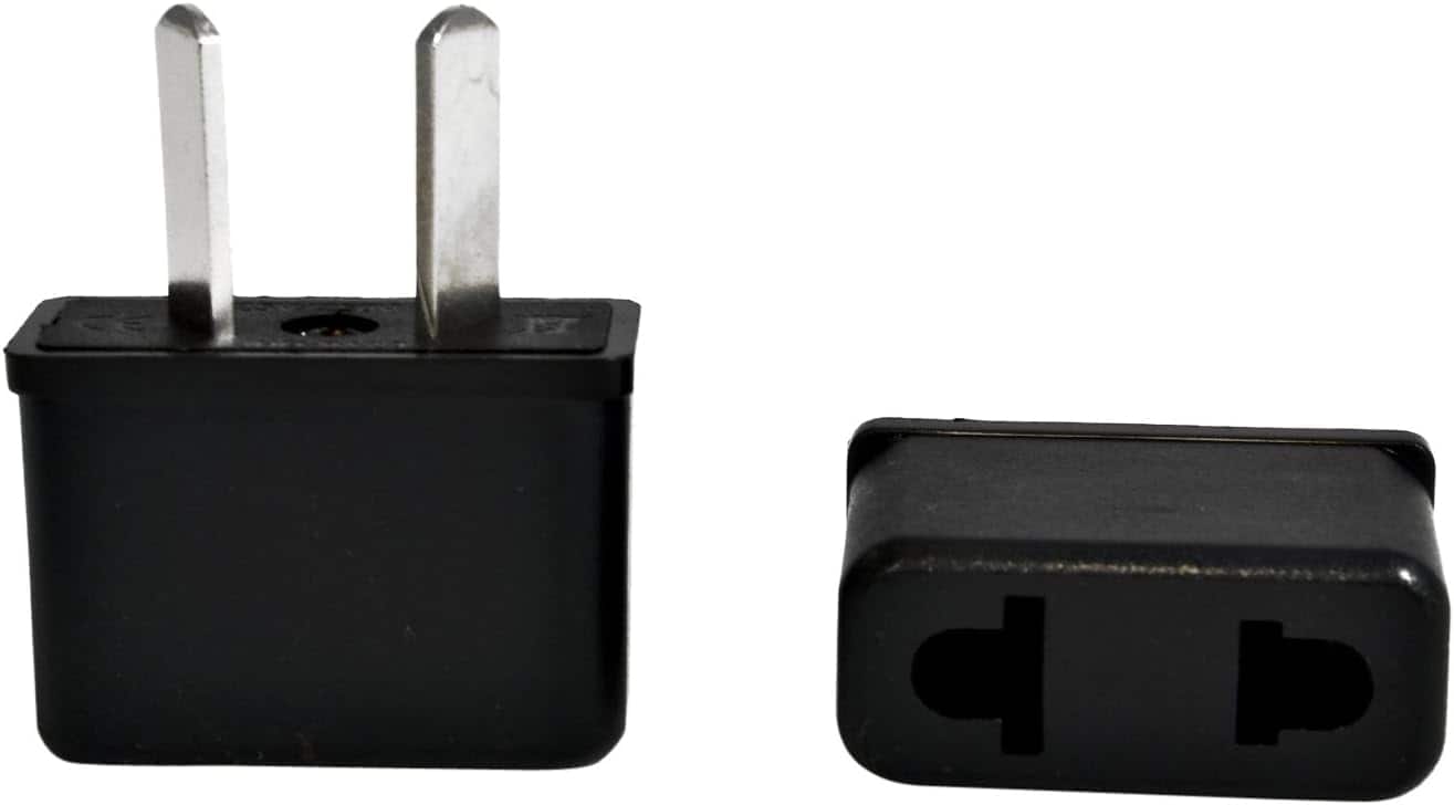 Ceptics - Australia, China Plug Adapter Socket - USA to Chinese New Zealand 2 Pin Type I Adaptor Power Wall Adapter - Black price history on PriceWatchPro