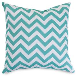 Majestic Home - Pillow 24x24 Chevron Teal - Blue