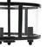 Alt View Zoom 15. Lalia Home - 3 Light Semi-flushmount Glass and Metallic Accented - Black.