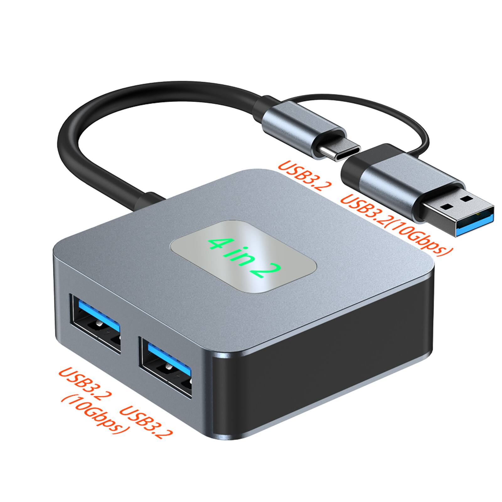 USB3.2 4in2  
USB3.2 (10Gbps)  
USB3.2 (10Gbps)  
USB3.2