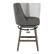 Alt View 11. OSP Home Furnishings - Granville 26" Swivel Stool - Charcoal / Grey.