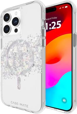 Case-Mate - Refurbished Excellent - Karat with MagSafe Case - iPhone 15 Pro Max - Touch of Pearl