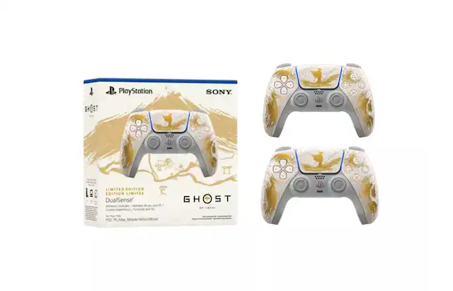 PlayStation SONY. 6H : 05T 5T X X LIMITED EDITION DITION LIMITE DualSense Wireless Controller Manette de jeu sans fil 6 Control inalmbriques I Control sem to GHOST GH ST OF TOTEI PS5 PC/Mac Mobile/Movil/Movel