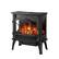 Alt View 1. Bestier - Electric Fireplace Stove, Freestanding Fireplace Heater with Realistic Flame, 1000/1500W Fireplace Heater - Black.