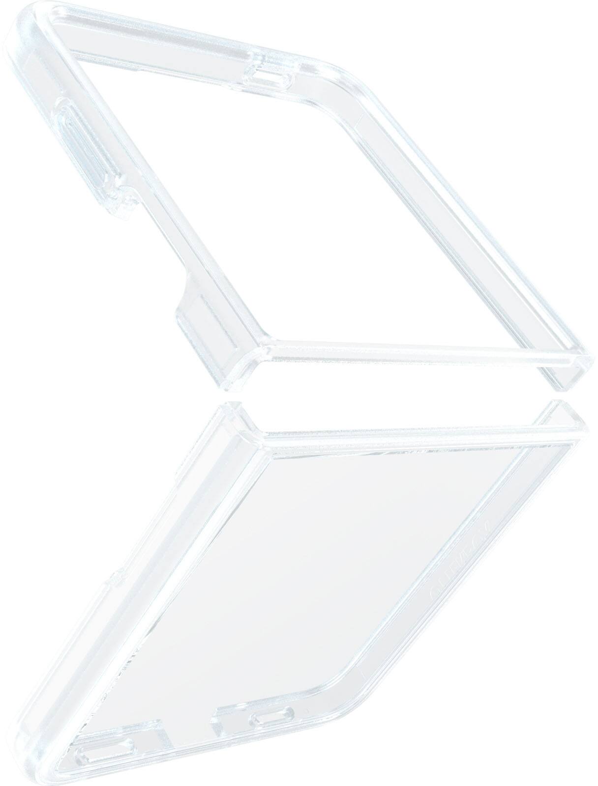 Angle. OtterBox - Thin Flex Series for Samsung Galaxy Z Flip7 - Clear.