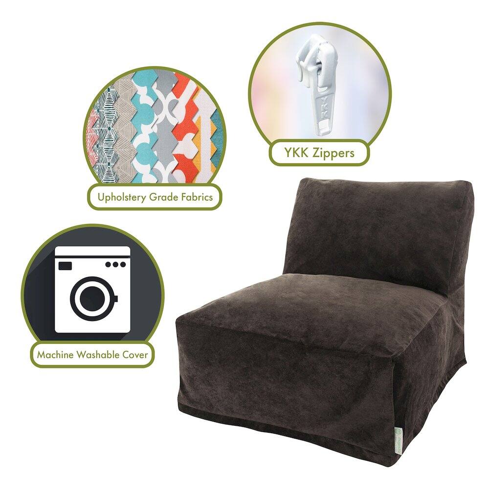 - Upholstery Grade Fabrics
- YKK Zippers
- Machine Washable Cover