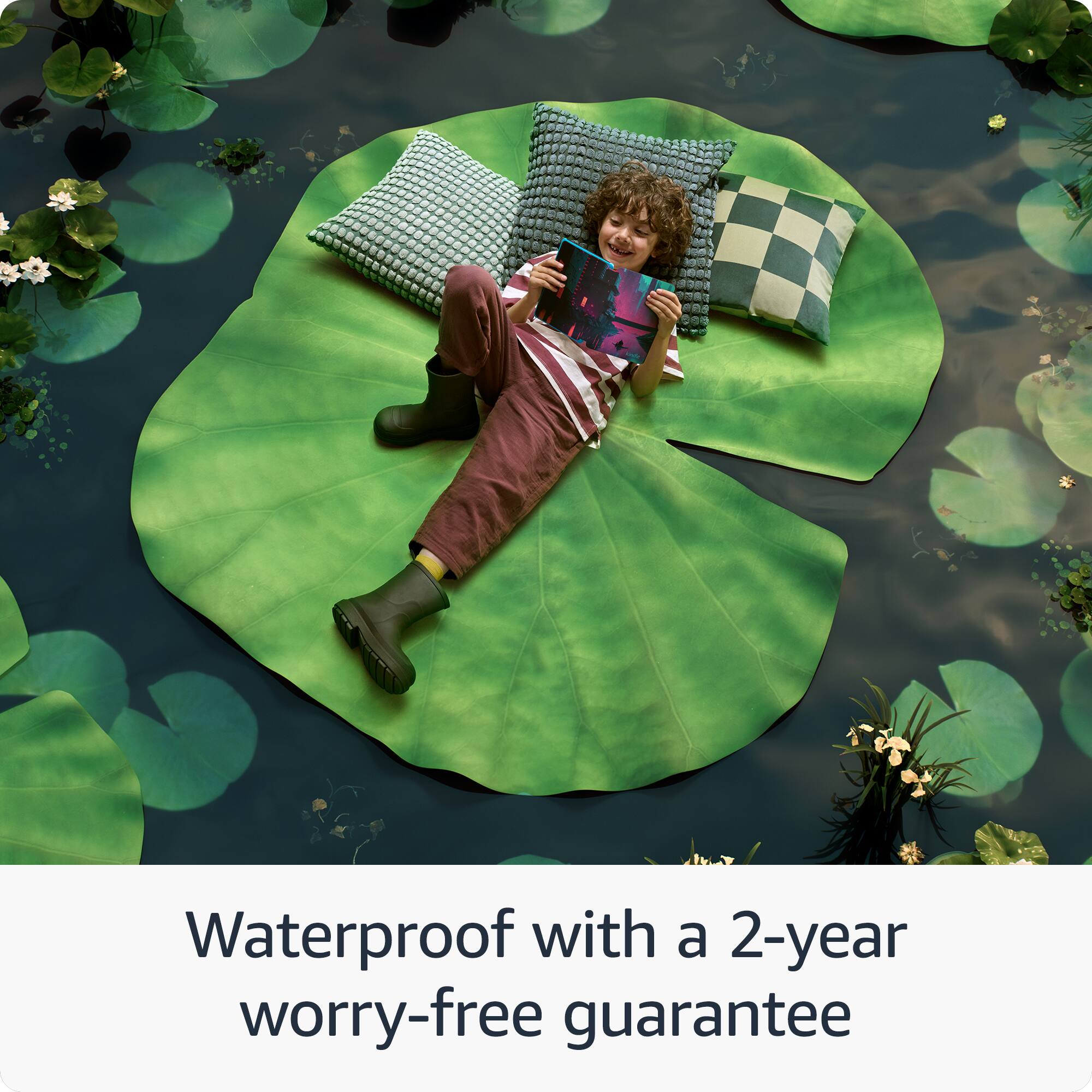 Waterproof with a 2-year worry-free guarantee