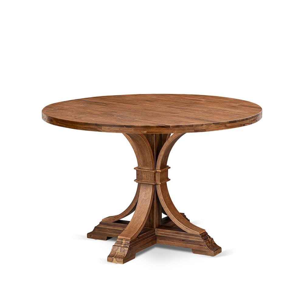 East West Furniture - Wood Dinner Table - Brown