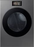 Samsung - 7.6 cu. ft. Bespoke AI Ultra Capacity Front Load Gas Dryer with AI Home - Dark Steel