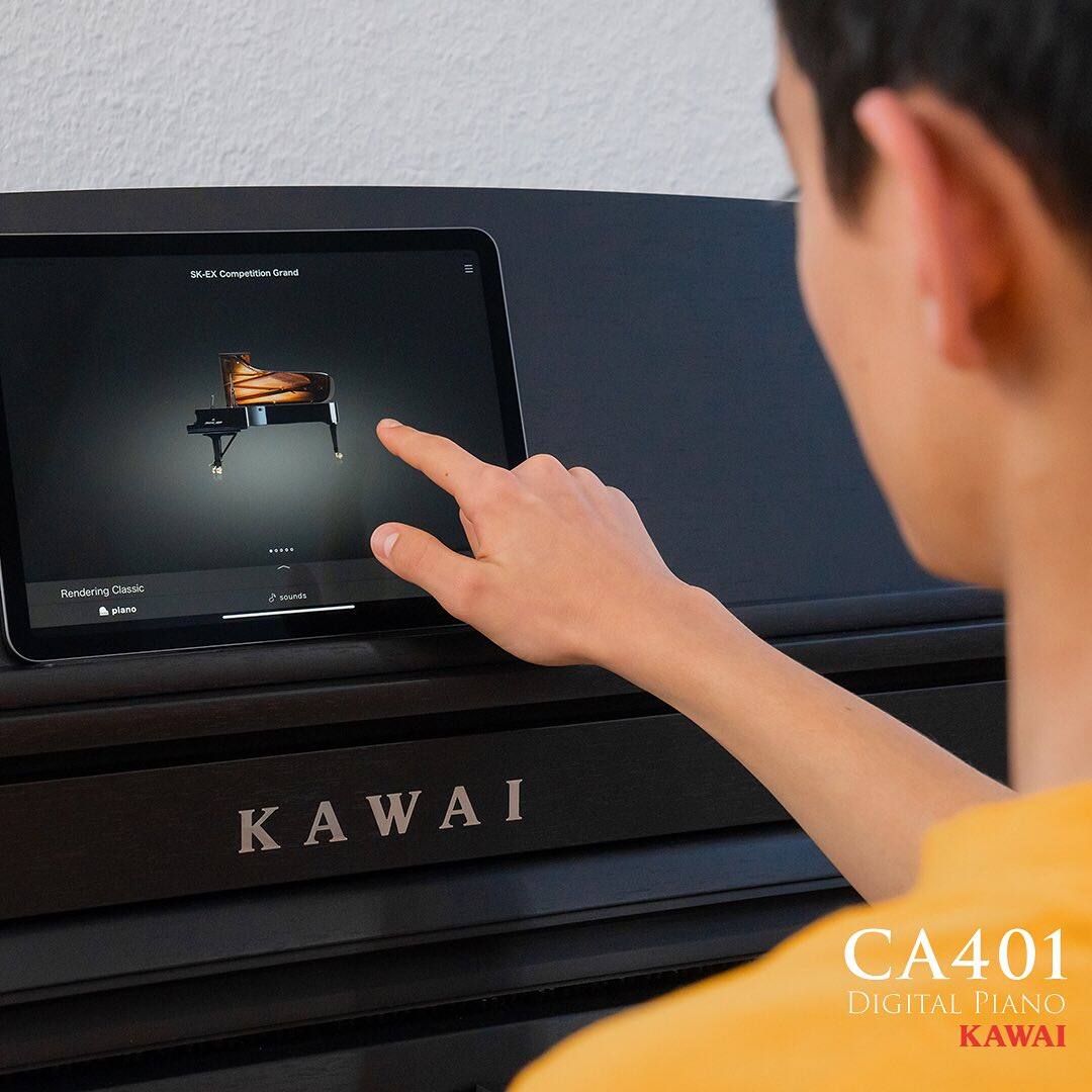 SK-EX Competition Grand  
Rendering Classic  
piano  
2 sounds  
KAWAI CA401 DIGITAL PIANO  
KAWAI