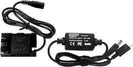 HQRP - USB-C DC Converter for Canon ACK-E6 ACKE6 EOS 60D 70D, 5D Mark II, 5D Mark III, 5DS 5DS-R 6D, 6D Mark II 7D Camera