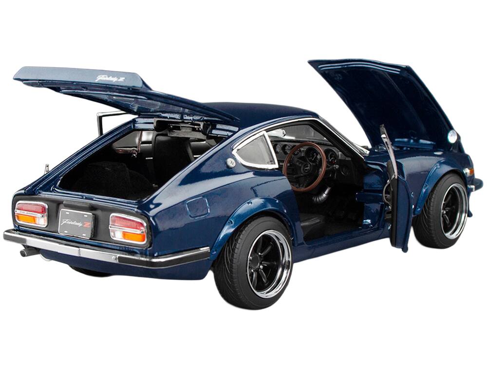 Alt View 1. Sun Star - 1970 Nissan Fairlady Z (S30) RHD Midnight Blue Metallic "Asian Collectibles" Series 1/18 Diecast Model Car by Sun Star.