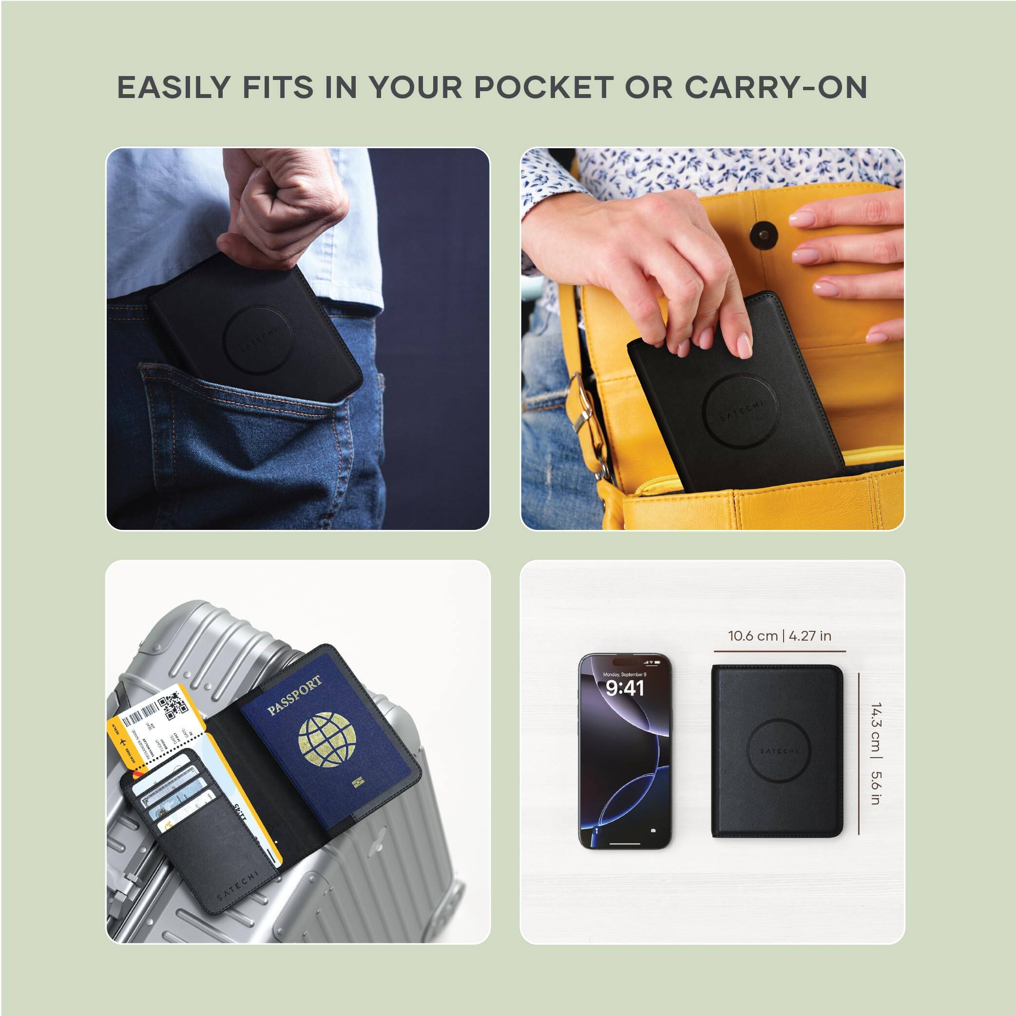 EASILY FITS IN YOUR POCKET OR CARRY-ON

VAE 10.6 cm 4.27 in

PASSPORT - 9:41 SATENNT 14.3 cm 5.6 in

SATECHI