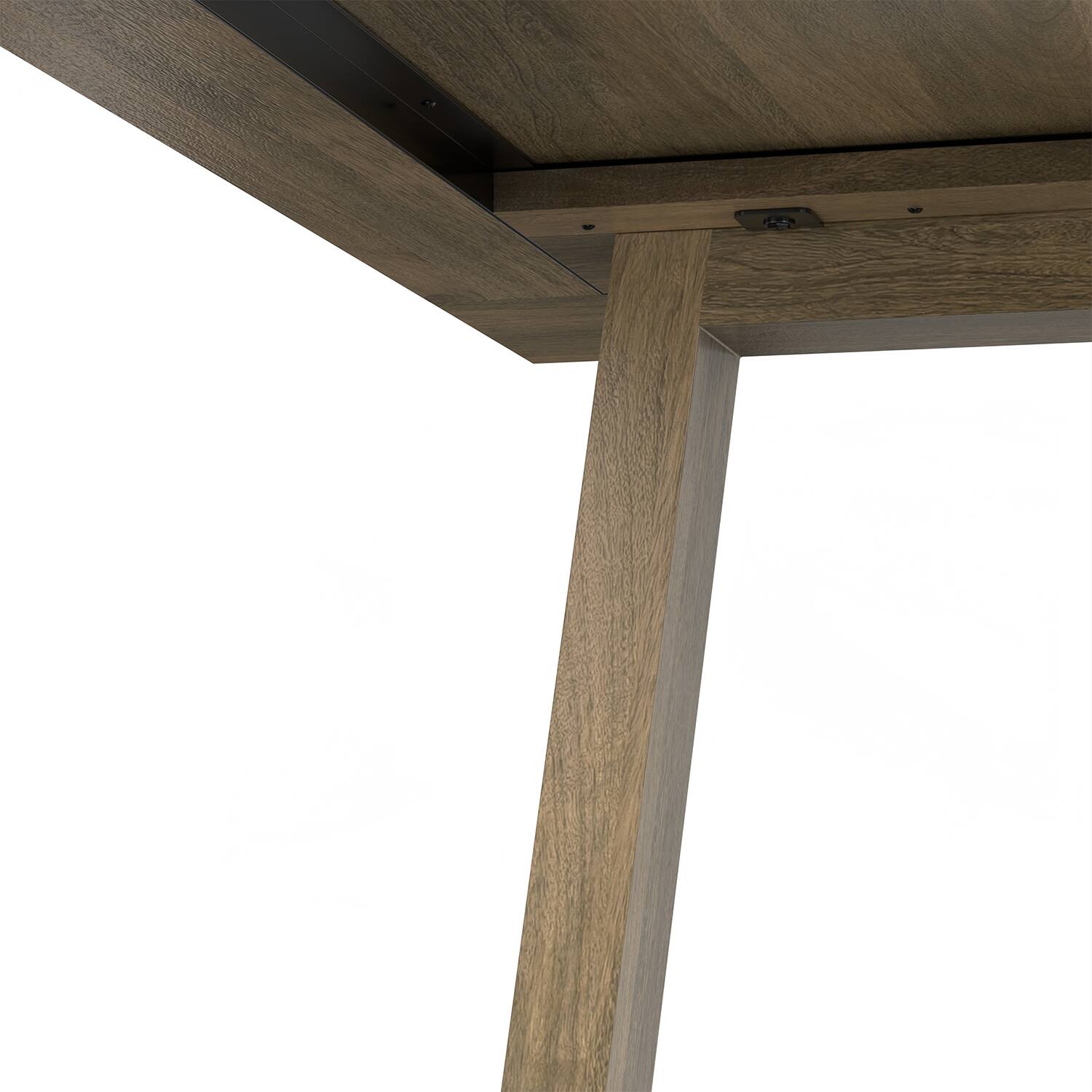 Alt View 7. Simpli Home - Whitley 72 inch Wide Solid Mango Farmhouse Dining Table in Grey Wash - Grey Wash.