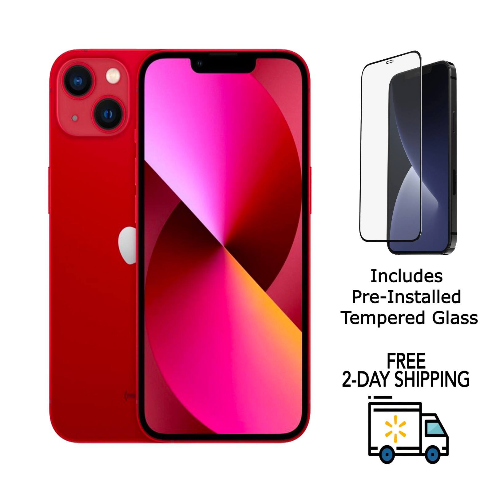 Includes Pre-Installed Tempered Glass  
FREE 2-DAY SHIPPING