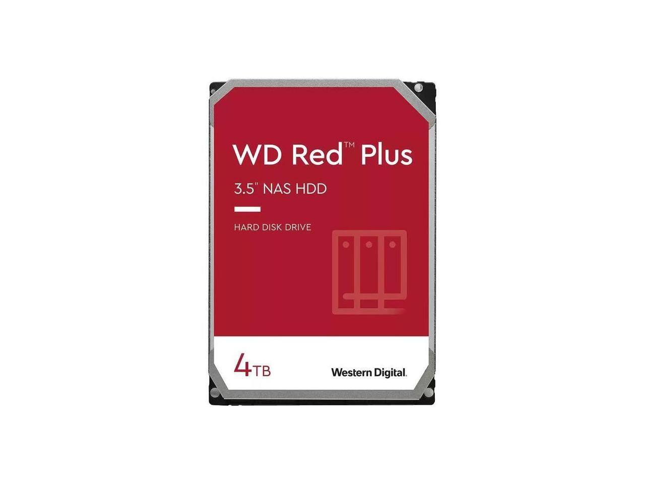 WD Red Plus 3.5" NAS HDD HARD DISK DRIVE 4TB Western Digital