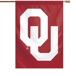 WinCraft - Oklahoma Sooners 28" x 40" Big Logo Single-Sided Vertical Banner - Multicolor
