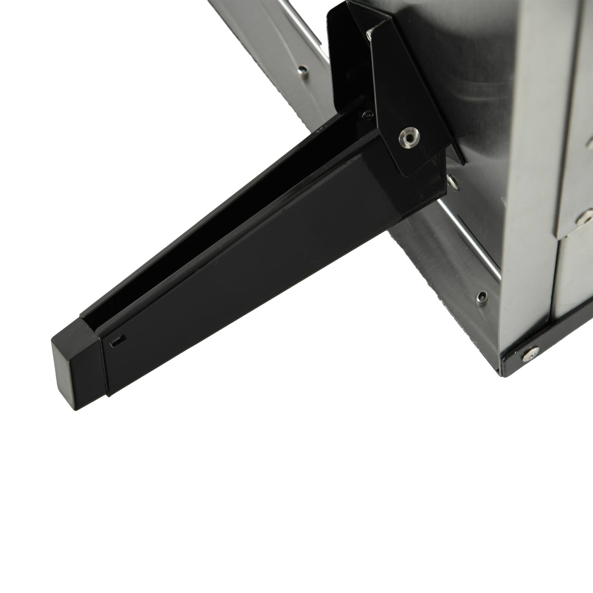 Alt View 7. Outsunny - Outdoor Pizza Oven with 12" Stone, Peel and Cover, Portable Pellet Wood Fired Pizza Maker with Foldable Legs - Black.