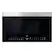Front. JennAir - 1.1 Cu. Ft. Over-the-Range Microwave with Air Fry Mode - Floating Glass Black.
