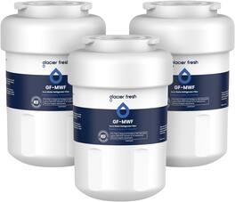 GLACIER FRESH - MWF Refrigerator Water Filter, Compatible with SmartWater MWFP, MWFA, GWF, 3 Pack