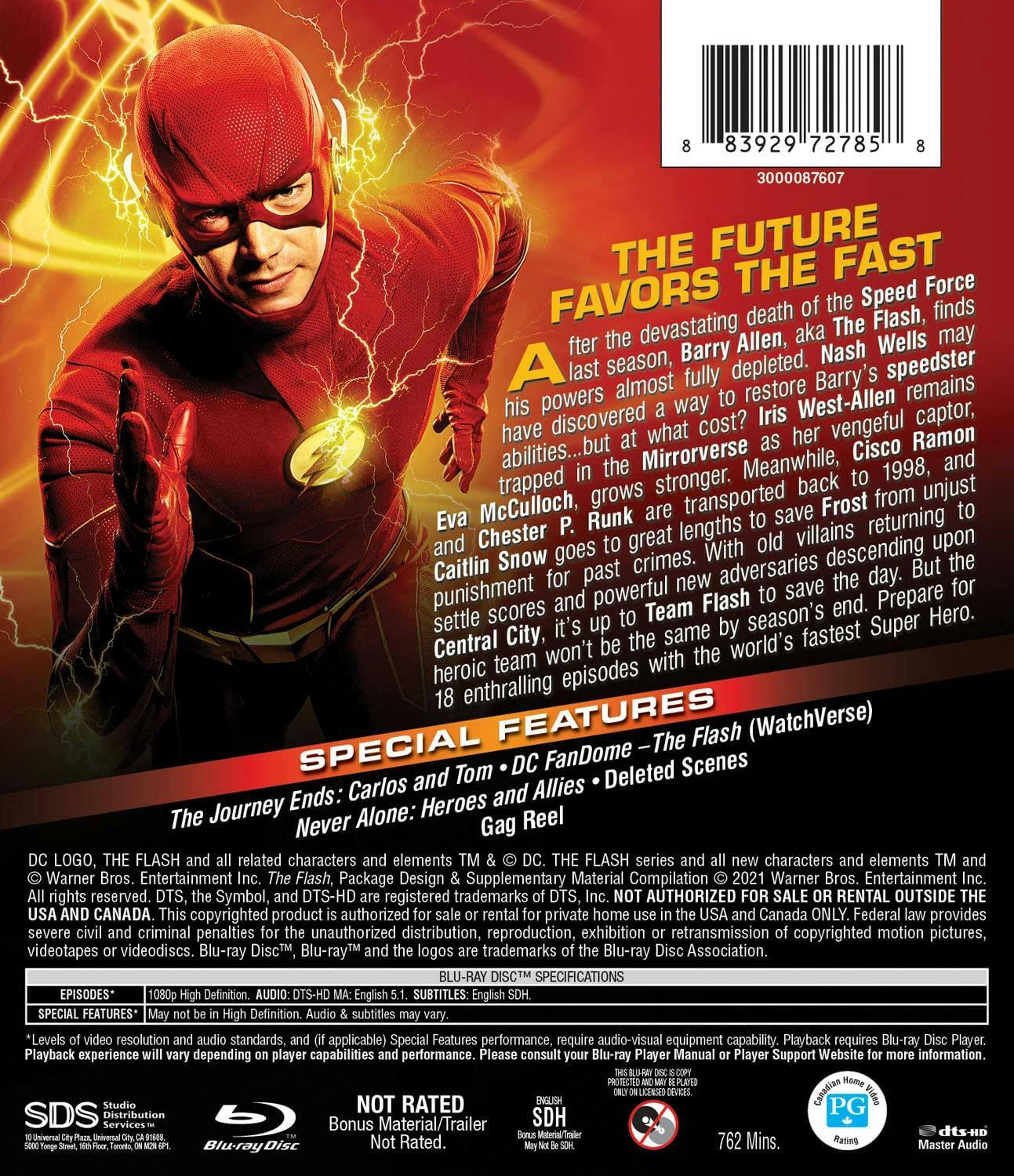 Back. The Flash: The Complete Seventh Season (Box Set) [Blu-ray].