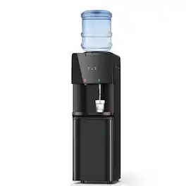 Manastin - Top Loading Water Cooler Dispenser, For 3 or 5 Gallon Bottles - Black
