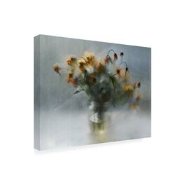 Trademark Fine Art - Ulrike Landau Fading Bouquet Canvas Art - 47 x 35 Inches - 47x35 - Multicolor