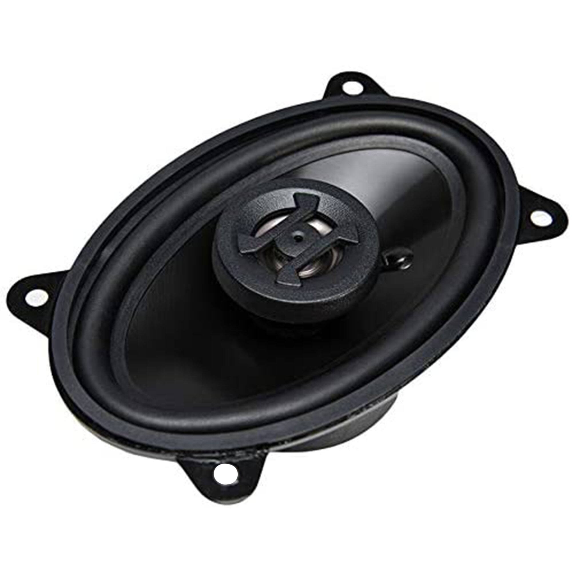 Alt View 2. Hifonics - Hifonics Zeus ZS46CX 4x6 Inch 2 Way 200W Car Audio Coaxial Speaker System, Pair - Black.