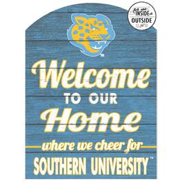 Jardine - Southern University Jaguars 16'' x 22'' Marquee Sign - Light Blue