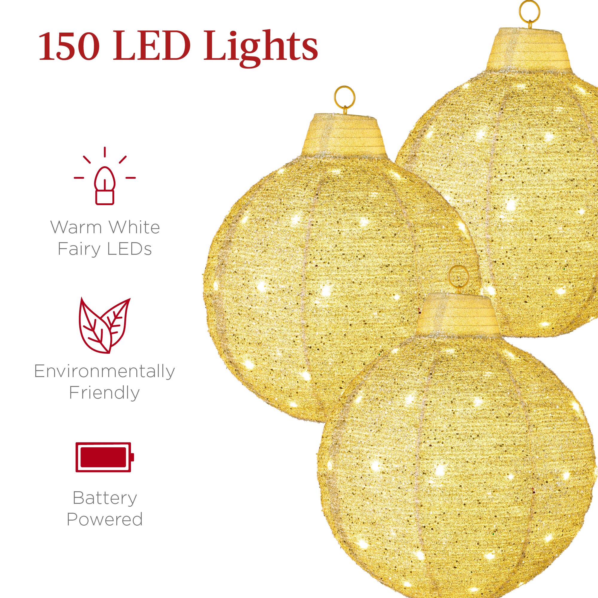 150 LED Lights

Warm White Fairy LEDs

Environmentally Friendly

Battery Powered
